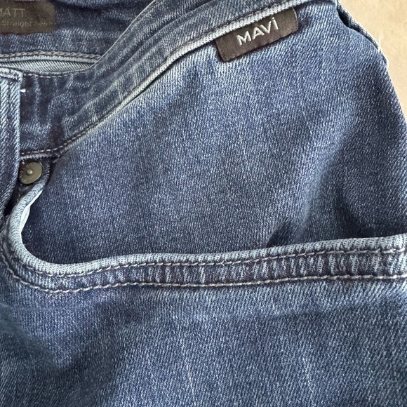 Mavi Men’s Jeans 38x32 – Dark Wash “Matt” Fit - Picture 8 of 12